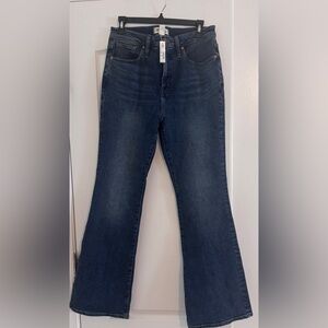 Madewell Skinny Flare Wide Leg Jeans